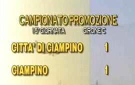 CITTA’ DI CIAMPINO – CIAMPINO 1-1