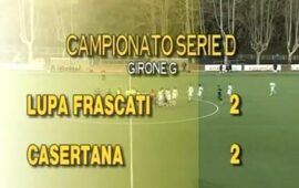 LUPA FRASCATI – CASERTANA 2-2