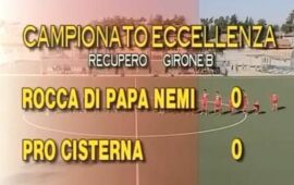 ROCCA DI PAPA NEMI-PRO CISTERNA 0-0