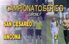 SAN CESAREO – ANCONA 1-2