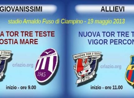 GIOVANISSIMI E ALLIEVI ELITE, CI SIAMO: DOMANI LE FINALI DI CIAMPINO