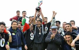 DOMENICA A ” SPORT IN ORO ” IL PRESIDENTE MELCHIORRE ZARELLI, MAURIZIO ROSSI E L’ INTERA RAPPRESENTATIVA JUNIORES CHE HA TRIONFATO AL TORNEO DELLE REGIONI