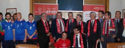 CALCIO D’INIZIO PER LA EUROPEAN FOOTBALL WEEK DI SPECIAL OLYMPICS