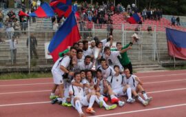 E’ TRIONFO BLAUGRANA! LA VIGOR PERCONTI E’ CAMPIONE JUNIORES: 2 A 0 AL CECCANO DI FARINELLI
