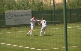 VIGOR PERCONTI – CASARANO 2 – 0, DOPPIO GABRIELI AFFONDA I PUGLIESI