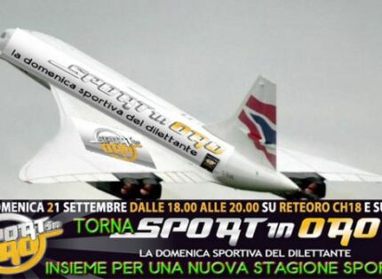 ASPETTANDO SPORTINORO….IL 21 SETTEMBRE ORE 18,00…SI DECOLLA