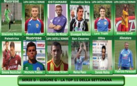 LA NUOVA TOP 11 DEL GIRONE G PRESENTATA A CALCIO D’ANGOLO…