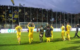 IL FROSINONE TORNA ALLA VITTORIA DOPO UN MESE. CONTRO IL VICENZA DECIDE UN GOL DI GORI