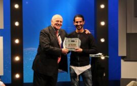SERIE D, D’AGOSTINO (FONDI) E UNA “OSPITATA SPECIALE”: “ONORATO DI ESSERE STATO PREMIATO DALLA TRASMISSIONE SPORTIVA PIU’ SEGUITA DEL LAZIO”