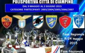 CITTA’ DI CIAMPINO, IL SECONDO MEMORIAL “GRAZIANI” STA PER COMPLETARE LA PRIMA SETTIMANA