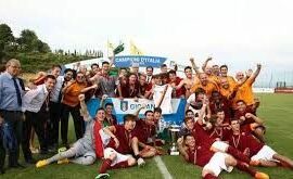 ALLIEVI NAZIONALI, LA ROMA DI COPPITELLI E’ CAMPIONE D’ITALIA