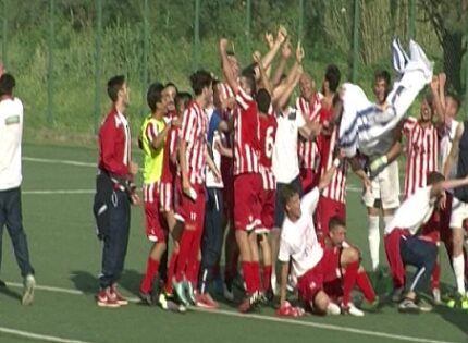 GAETA – CITTA’ DI CIAMPINO, GLI HIGHLIGHTS DELLA PARTITA E LA FESTA FINALE