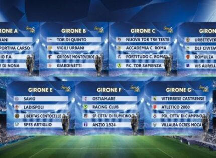 I GIRONI DELLA XXXIII EDIZIONE DEL TORNEO BEPPE VIOLA