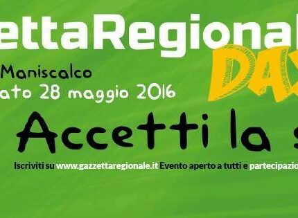 IL 28 MAGGIO IL PRIMO GAZZETTA REGIONALE DAY