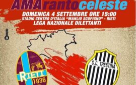 RIETI, DOMENICA PER LA PRIMA DI CAMPIONATO TUTTI ALLO STADIO PER SOSTENERE LE VITTIME DEL SISMA
