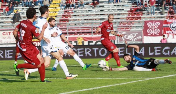 Latina, nerazzurri superati 2-1 a Cittadella