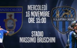 Mercoledì 16 novembre amichevole Anzio – Latina