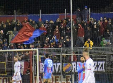 Nel posticipo l’Unicusano Fondi pareggia 1-1 contro il Catania