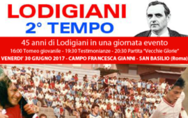 “Lodigiani Secondo Tempo”: questo pomeriggio al Francesca Gianni la celebrazione di un’epopea