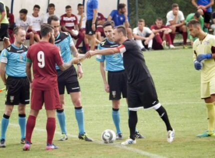 Il Monterosi si arrende a Moscardelli: a Chianciano finisce 2-0 per l’Arezzo