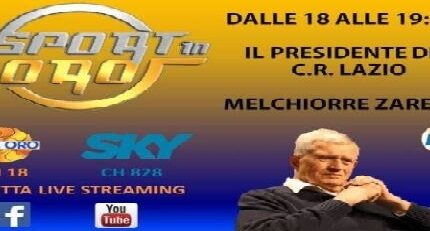Sport in Oro/Settore Giovanile: un’ora con Perconti e Gaglio in attesa di Melchiorre Zarelli