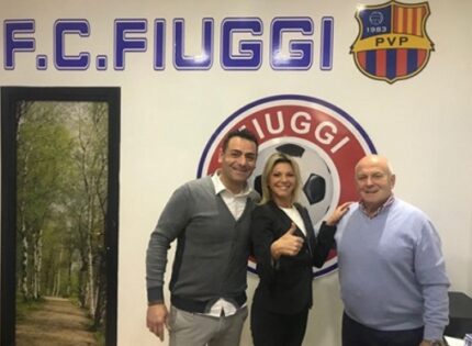 Visita gradita in casa FC Fiuggi: Raffaele Minichino e Monika Kowalik nella sede di Piazza Spada