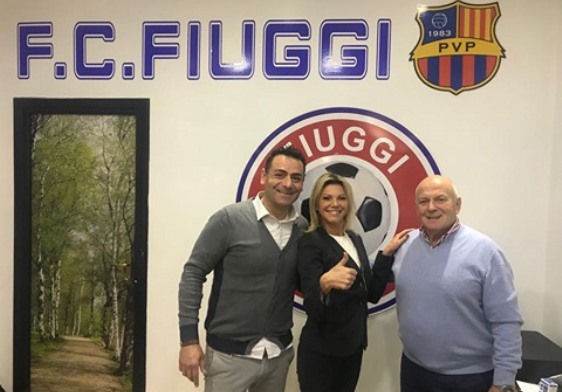 Visita gradita in casa FC Fiuggi: Raffaele Minichino e Monika Kowalik nella sede di Piazza Spada