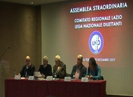 Assemblea Straordinaria C.R.Lazio del 28 dicembre 2017, il video con le interviste a Zarelli e Caridi