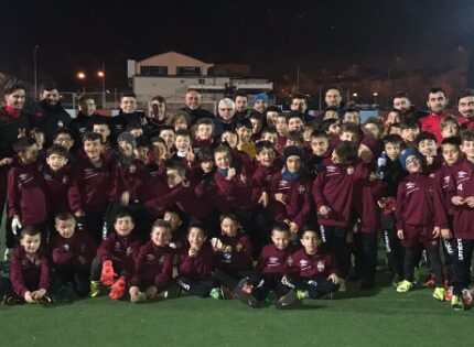Rieti, al Ciccaglioni incontro fra la scuola calcio reatina e i tecnici della As Roma