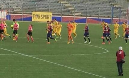 Racing Fondi ancora ko: la Juve stabia espugna il Purificato grazie alla rete di Simeri