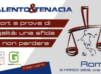 Domani il convegno “Sport a prova di legalità: una sfida da non perdere”