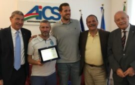 Ritirò la squadra dopo insulti razzisti: Premio Aics “Crescita felice nello Sport” al mister del Pontisola Igor Trocchia