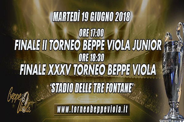 XXXV Torneo Beppe Viola, oggi pomeriggio la finale allo Stadio delle Tre Fontane