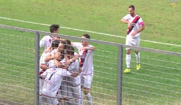 Ferrara-gol e la Flaminia vola agli ottavi di Coppa Italia: Aprilia piegato 1-0 al Madami