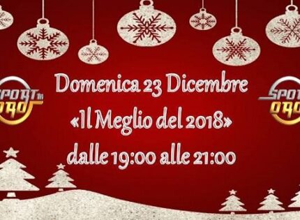 Sport in Oro, domenica “Il Meglio del 2018” dal settore giovanile ai dilettanti
