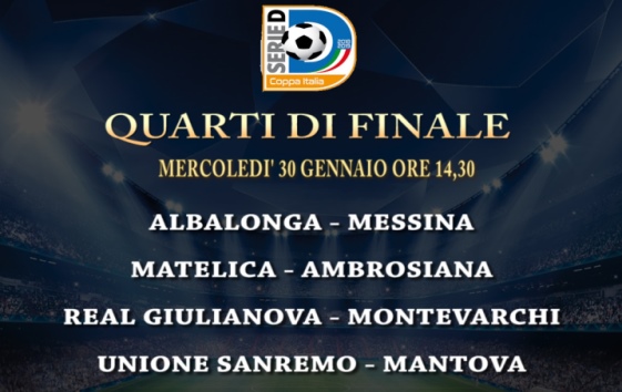 Coppa Italia Serie D, oggi alle 14,30 l’Albalonga sfida il Messina per i Quarti di Finale