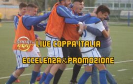 Live Coppa Italia Eccellenza&Promozione, dalle 14:30 gli aggiornamenti in tempo reale