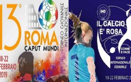 XIII Roma Caput Mundi e III “Il Calcio è Rosa”, oggi pomeriggio in campo per la seconda giornata