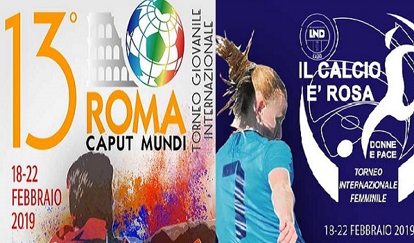 XIII Roma Caput Mundi e III “Il Calcio è Rosa”, oggi pomeriggio in campo per la seconda giornata
