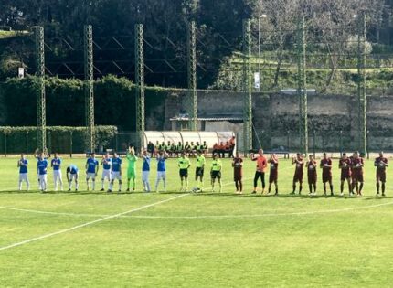 Il Trastevere fa festa ad Albano. Panico: “Il gol è per mia madre”