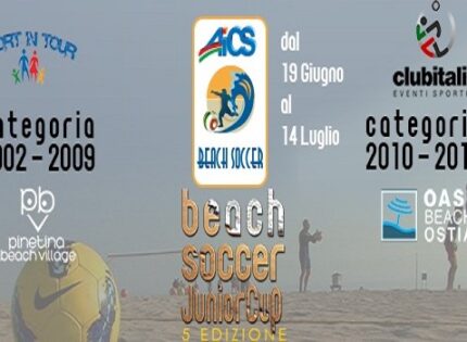 V Beach Soccer Junior Cup, i risultati delle prime gare