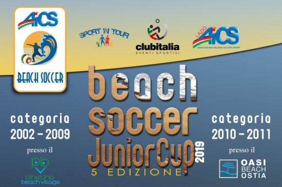 V Torneo Beach Soccer “Junior Cup”, si parte questa sera con le prime gare