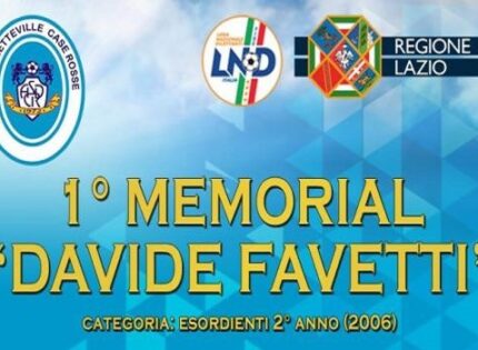 I Memorial Davide Favetti, i risultati della prima e della seconda giornata