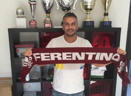 Ferentino, il bomber Caligiuri rinnova per il terzo anno consecutivo