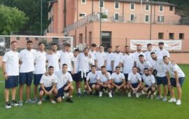 Il Pomezia scalda i motori: in attesa della Serie D i rossoblù si preparano a Cascia