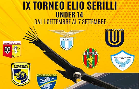 Tutto pronto per il IX Torneo Elio Serilli (Under 14), dal 1 al 8 settembre  appuntamento al campo Urbetevere
