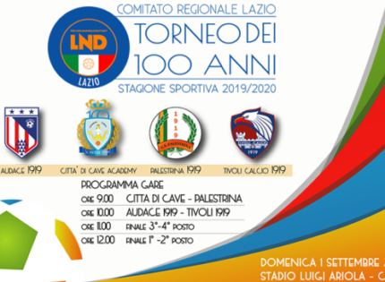 “Torneo dei 100 anni”, domenica mattina il quadrangolare allo Stadio Luigi Ariola di Cave