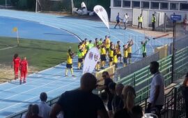 Pomezia, esordio casalingo amaro: al ‘Comunale’ passa il Ponsacco 1-3. Espulso Massella nel finale