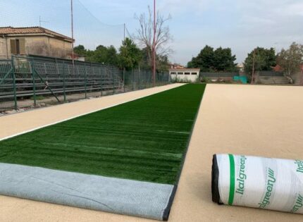 Acilia Calcio HSC 2019, giornata storica! Iniziano i lavori per il campo in erba sintetica
