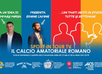 Sport in Tour Tv, domenica su Rete Oro (ch 18) la quarta puntata stagionale